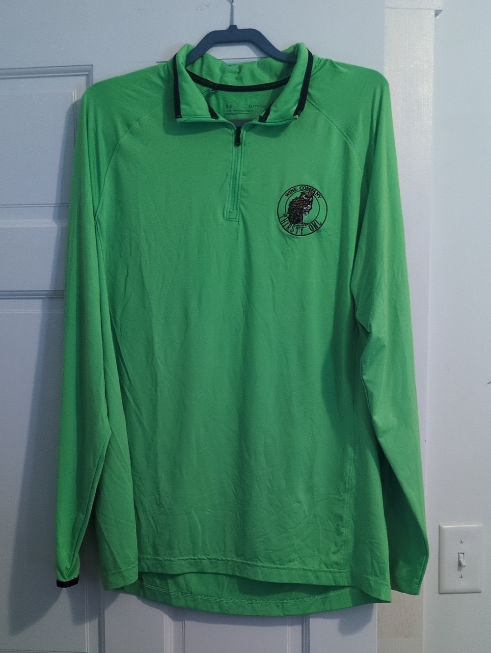 Under Armour Men's Long-Sleeve Quarter-Zip Pullover - Lime Green